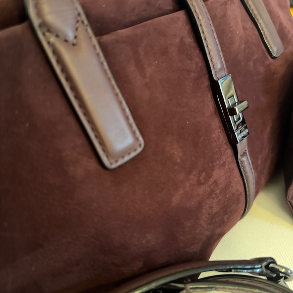 MZ Wallace Astor Satchel Wine Nubuck - Picture 5 of 11